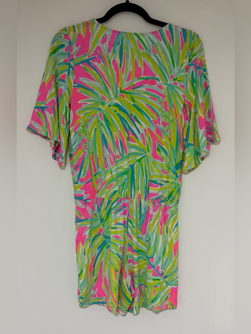 Lilly Pulitzer Madilyn Tiki Print Women’s Shorts Romper Size Small *No Belt - Picture 4 of 8